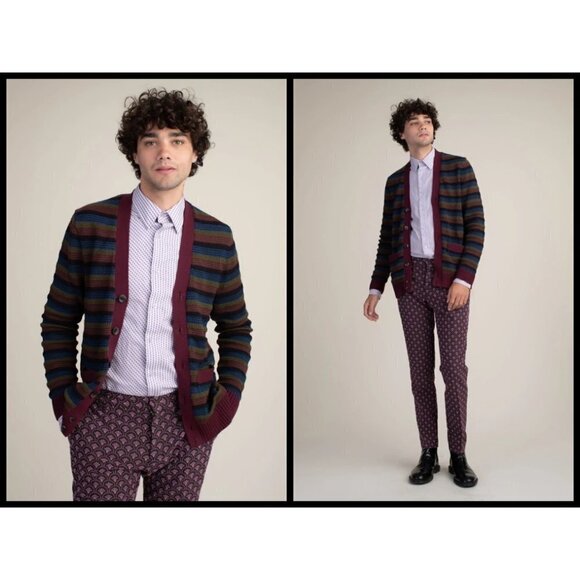 💕MR TURK💕 Opolo Cardigan ~ Grandpa Sweater - Picture 1 of 12
